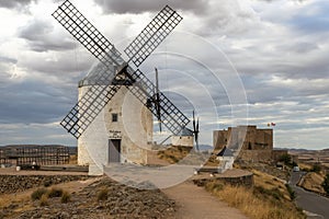 Windmills of Consuegra at Sunrise , Castilla-La Mancha, Spain