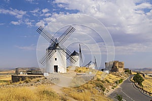 Windmills in Consuegra, Toledo, Castilla La Mancha, Spain photo