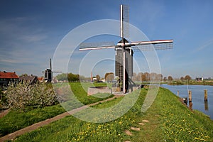 Windmills at Heusden, North Brabant, Netherlands