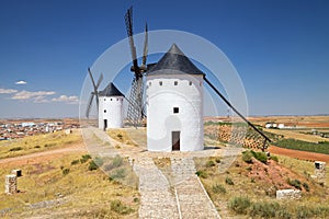 Windmills on Hilltop of Cerro de San Anton