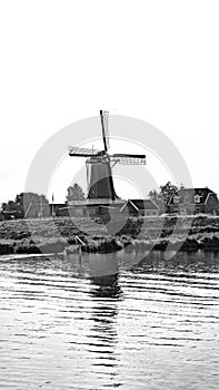 Windmills in Kinderdijk, Holland