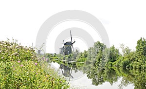 Windmills in Kinderdijk, Holland