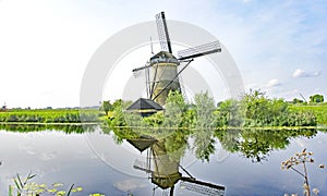 Windmills in Kinderdijk, Holland