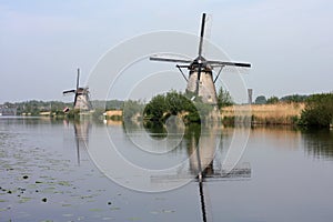 Windmills of kinderdijk holland