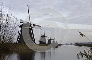 Windmills in Kinderdijk Holland