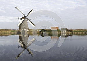 Windmills in Kinderdijk Holland