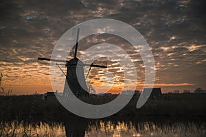 Windmills in Kinderdijk Holland