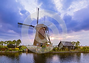 Windmills in Kinderdijk - Netherlands