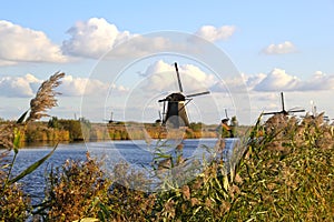 Windmills in Kinderdijk, Netherlands