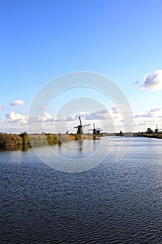 Windmills in Kinderdijk, Netherlands