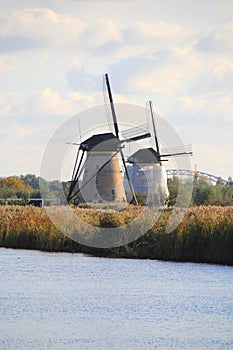 Windmills in Kinderdijk, Netherlands