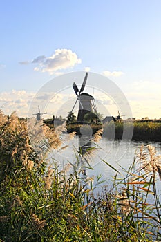 Windmills in Kinderdijk, Netherlands