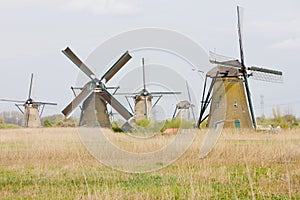 windmills, Kinderdijk, Netherlands