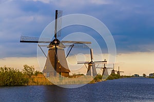 Windmills in Kinderdijk - Netherlands