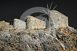 Windmills of the Lasithi plateau, Crete - Greece