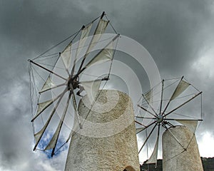 Windmills at Lasithi plateau