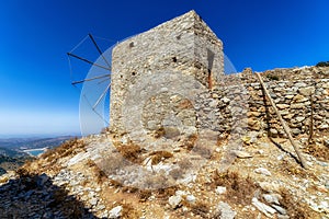 Windmills of the Lasithi plateau, Crete - Greece