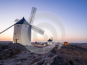 Molinos in Consuegra, Castilla La Mancha, Spain photo