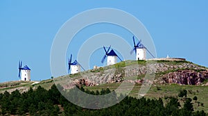 Windmills Molinos de Viento Alcazar de San Juan, Spain photo