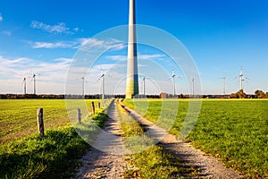 Windmills in the Neudorfer Moor