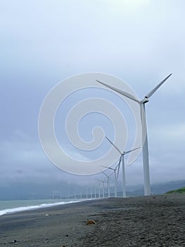 Windmills of ilocos norte photo