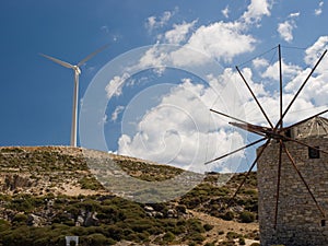 Windmills, old and new generation