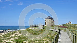 The windmills in Parque Natural do Litoral