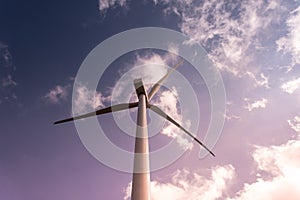 Windmills for the production of electric energy photo