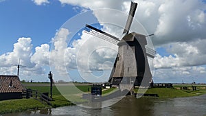 Windmills in Schermer Holland