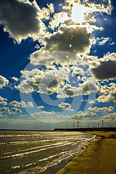 Windmills at sea