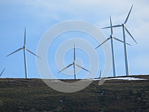 Windmills to generate electricity and improve our lives photo