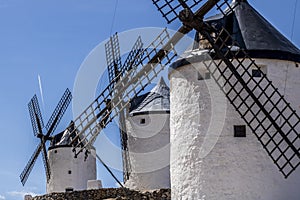 Windmills of the town consuegra