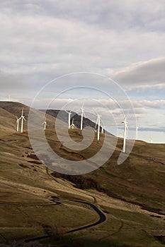 Windmills, Wind Power Generating Electricity photo