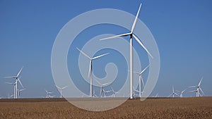 Windmills, Wind Turbines, Timelapse Generator Power, Electricity Time Lapse