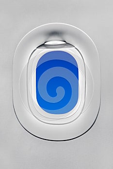 The window of airplane