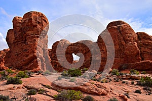 Window Arch at Arches National Park Utah