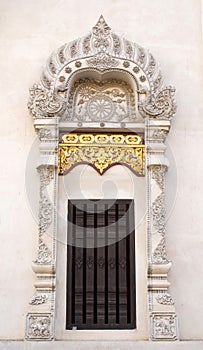 Window arch of Wat Jedi Luang