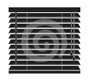 Window Blinds vector Icon isolated on a white background