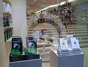 Window of a book shop