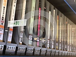 The window of Books Borrowing Machine