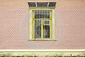 Window on a brick wall