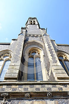 Window of the Brighton contemporary art gallery called Fabrica. photo