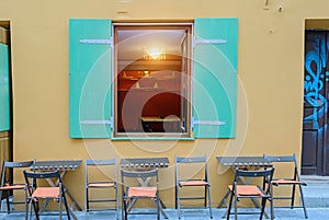 A window in a building in a Mexican style.