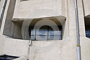 Window of Building A of Radio Kootwijk, The Netherlands