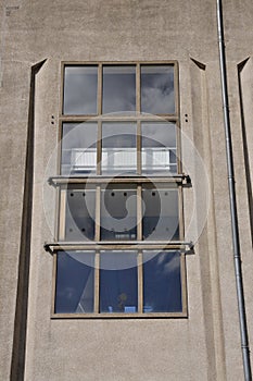 Window of Building A of Radio Kootwijk, The Netherlands