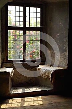 Window in a castle