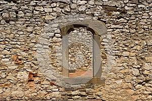 Window in the castle