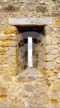 Window in castle st. Jorge