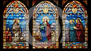 window catholic stained glass