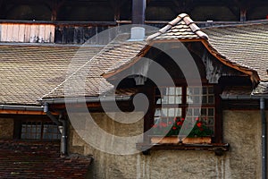 The window in the Chillon Castle